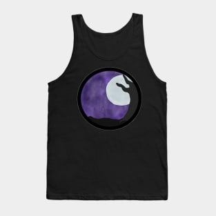 Purple night sky tree Tank Top